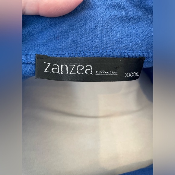 ZANZEA Three-Quarter Sleeve Tunic with Mandarin Collar - Picture 4 of 4